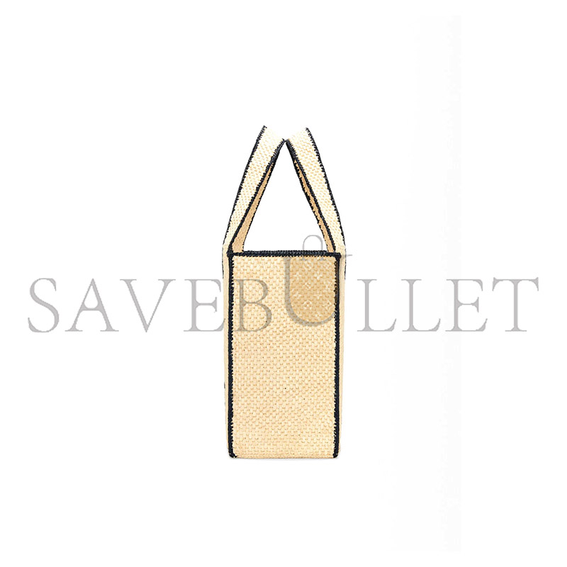 L0ew* large font tote in raffia a685b60x03 (36.5*30.5*17cm)